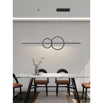 Immax NEO 07236L - Himmennettävä LED-kattokruunu johdossa NEO LITE RONDAS LED/56W/230V Tuya Wi-Fi 2700-6500K + kauko-ohjaus