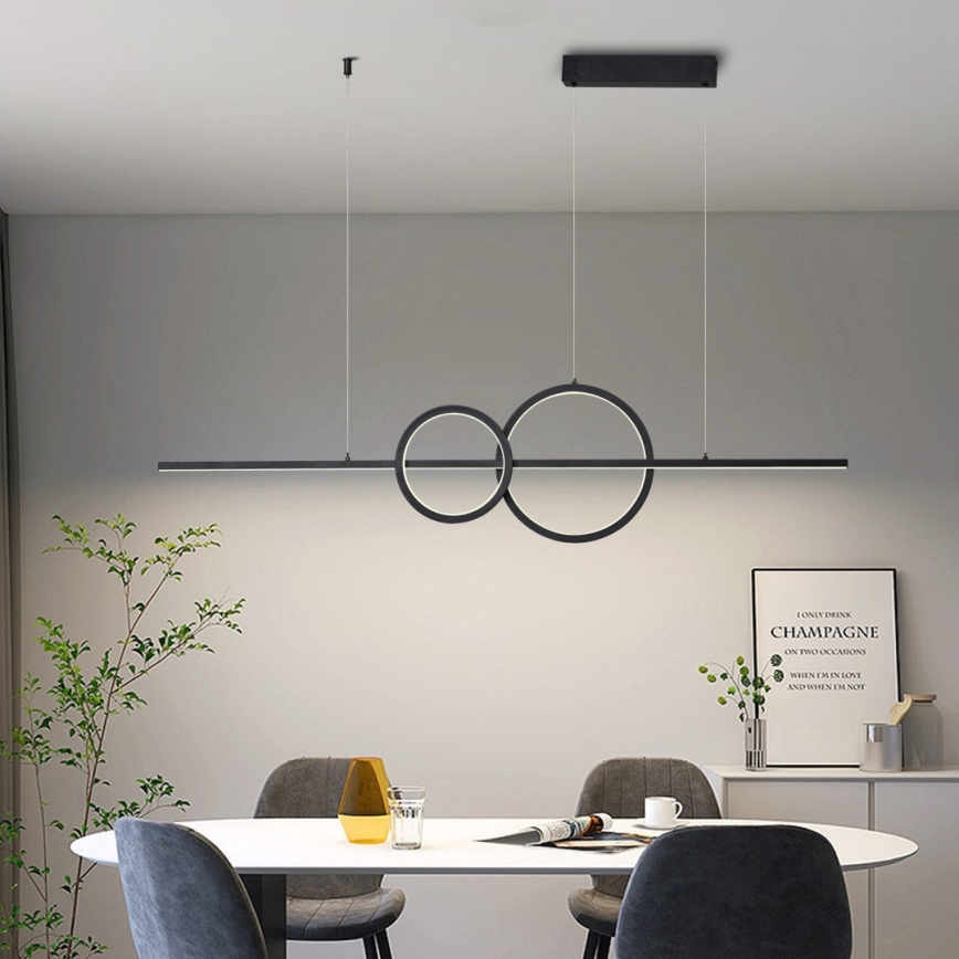 Immax NEO 07236L - Himmennettävä LED-kattokruunu johdossa NEO LITE RONDAS LED/56W/230V Tuya Wi-Fi 2700-6500K + kauko-ohjaus