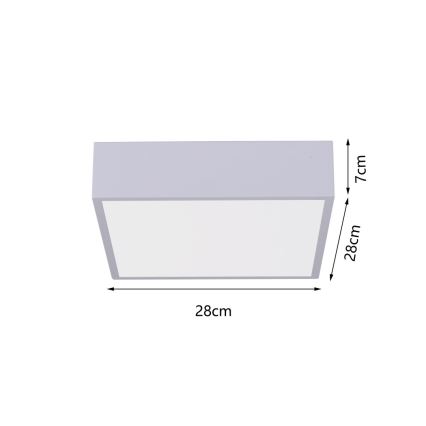 Immax NEO 07238L - himmennettävä LED-kattovalaisin CANTO LED/22W/230V valkoinen Tuya + kaukosäädin