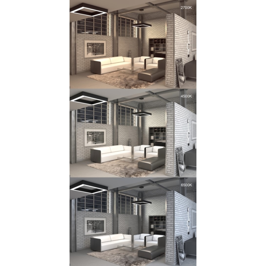 Immax NEO 07240L - himmennettävä LED-kattovalaisin CANTO LED/60W/230V 2700-6500K Tuya valkoinen