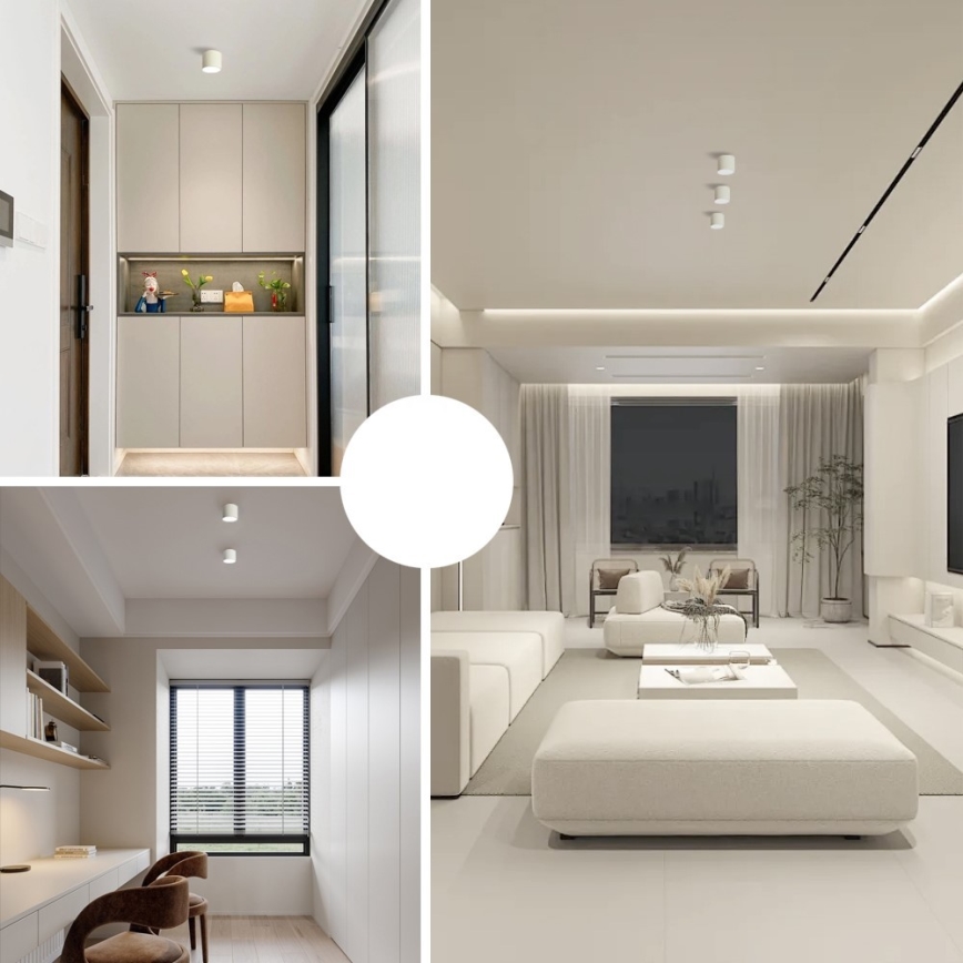 Immax NEO 07241L - himmennettävä LED-kattovalaisin RONDATE LED/18W/230V 11,5 cm Wi-Fi Tuya