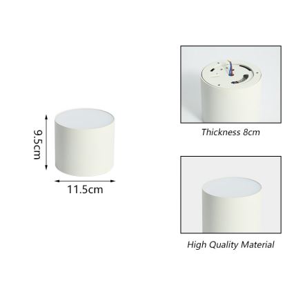 Immax NEO 07241L - himmennettävä LED-kattovalaisin RONDATE LED/18W/230V 11,5 cm Wi-Fi Tuya