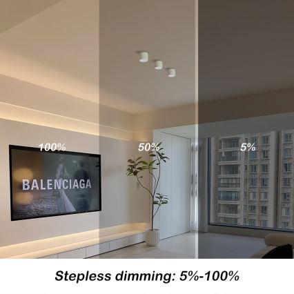 Immax NEO 07241L - Himennettävä LED-kattovalaisin RONDATE LED/18W/230V 11,5cm Wi-Fi Tuya