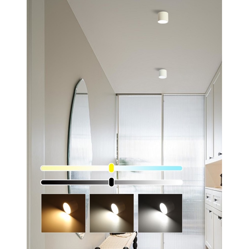 Immax NEO 07241L - Himennettävä LED-kattovalaisin RONDATE LED/18W/230V 11,5cm Wi-Fi Tuya