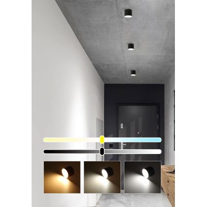 Immax NEO 07242L - LED Himennettävä kattovalaisin RONDATE LED/18W/230V 11,5 cm Wi-Fi Tuya