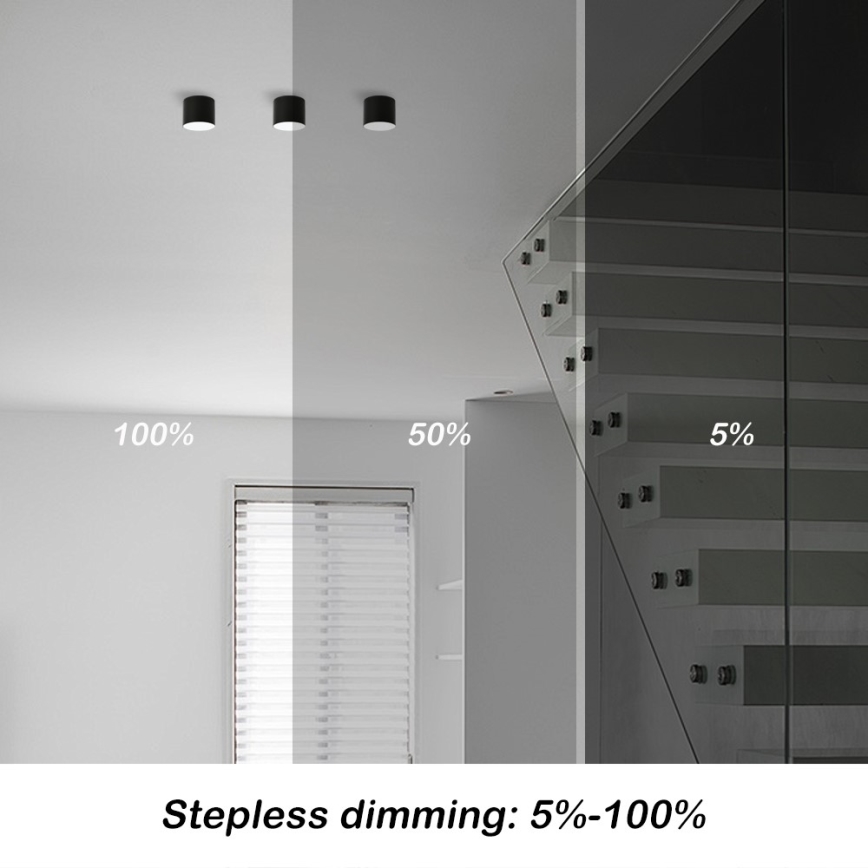 Immax NEO 07242L - LED himmennettävä kattovalaisin RONDATE LED/18W/230V 11,5 cm Wi-Fi Tuya