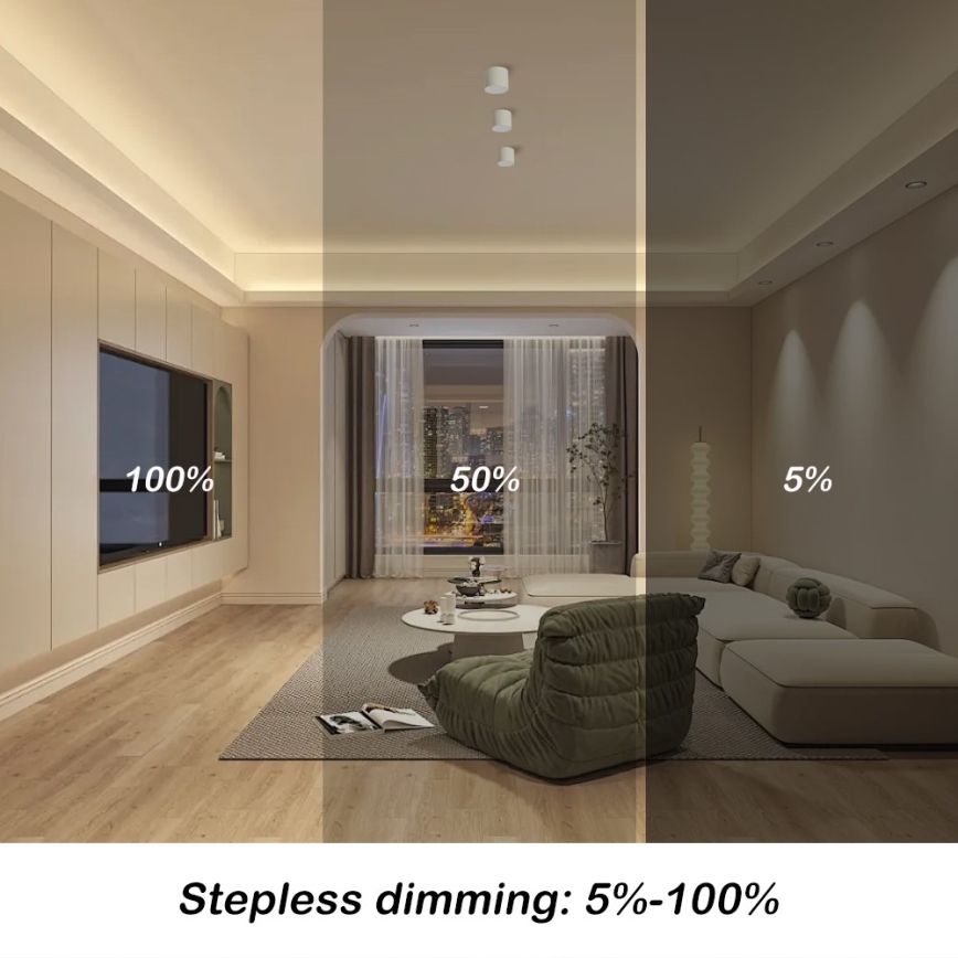 Immax NEO 07243L - LED himmennettävä kattovalaisin RONDATE LED/32W/230V 16,5 cm Wi-Fi Tuya