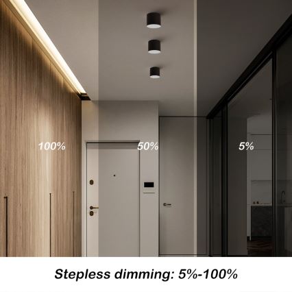 Immax NEO 07244L - LED himmennettävä kattovalaisin RONDATE LED/32W/230V 16,5 cm Wi-Fi Tuya