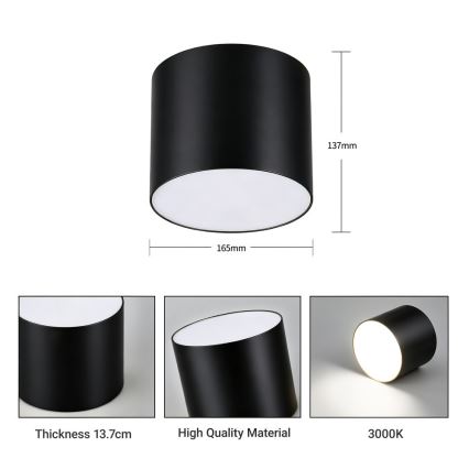 Immax NEO 07244L - LED himmennettävä kattovalaisin RONDATE LED/32W/230V 16,5 cm Wi-Fi Tuya