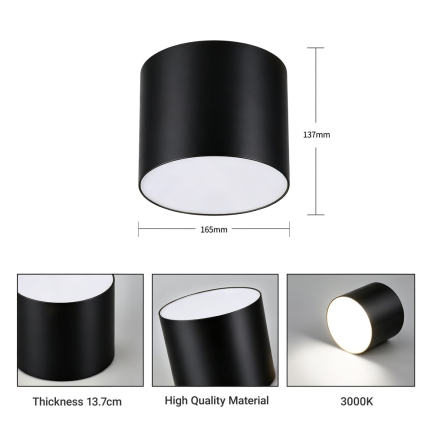 Immax NEO 07244L - LED himmennettävä kattovalaisin RONDATE LED/32W/230V 16,5 cm Wi-Fi Tuya