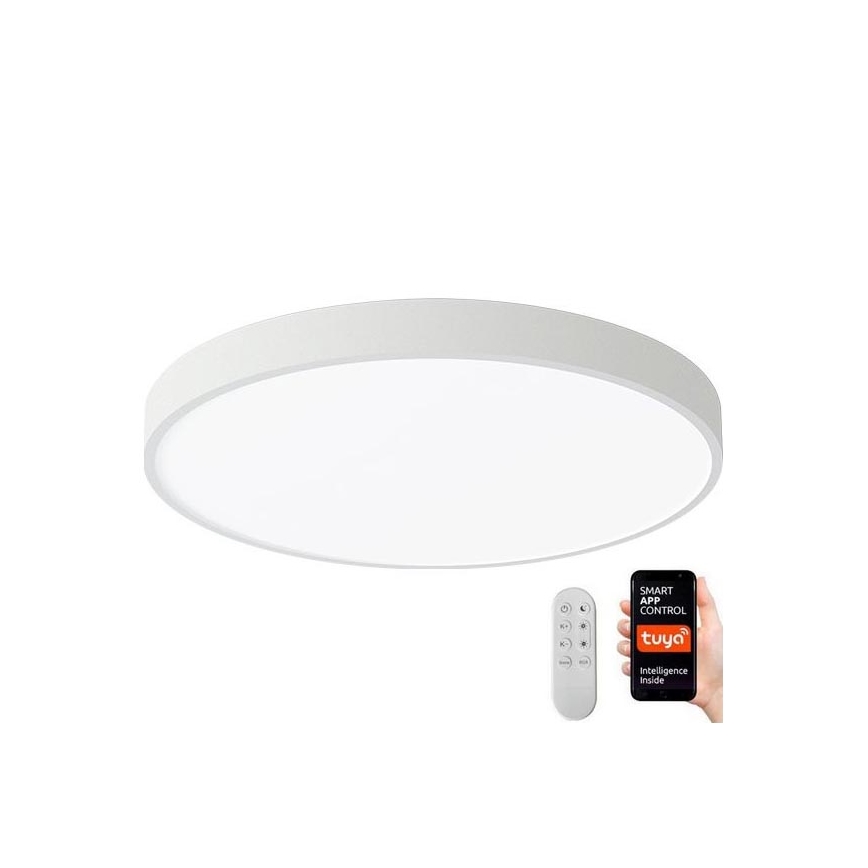 Immax NEO 07251L - Himmennettävä LED-kattovalaisin NEO LITE SEMPLICI LED/36W/230V 3000-6000K Wi-Fi Tuya valkoinen + kauko-ohjaus