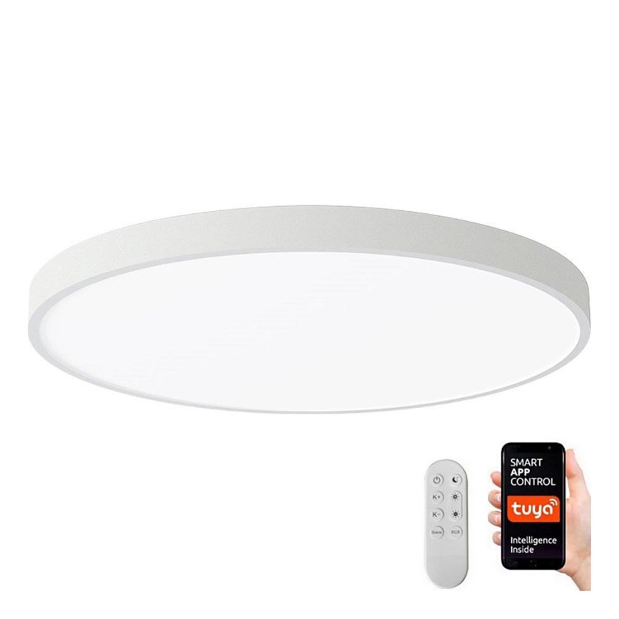 Immax NEO 07253L - Himmennettävä LED-kattovalaisin NEO LITE SEMPLICI LED/60W/230V 3000-6000K Wi-Fi Tuya valkoinen + kauko-ohjaus