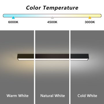 Immax NEO 07255L - himmennettävä LED-kattovalaisin NEO LITE LUNGO LED/20W/230V 3000-6000K Wi-Fi Tuya musta + kaukosäädin