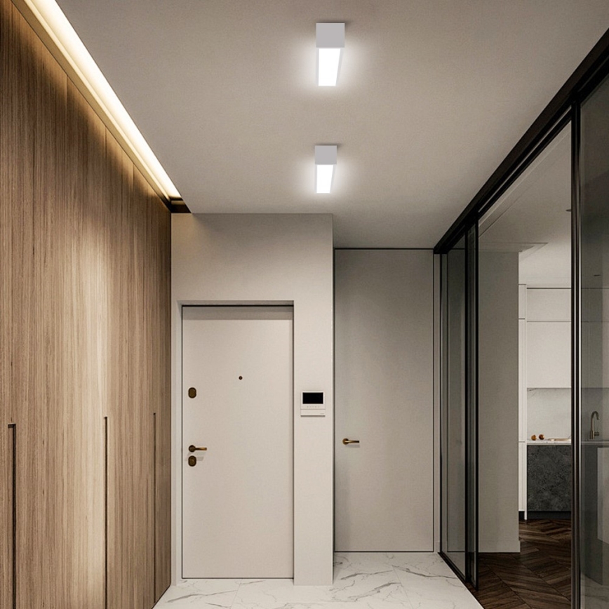 Immax NEO 07257L - himmennettävä LED-kattovalaisin NEO LITE LUNGO LED/20W/230V 3000-6000K Wi-Fi Tuya valkoinen + kaukosäädin