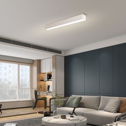 Immax NEO 07258L - Himmennettävä LED-kattovalaisin NEO LITE LUNGO LED/29W/230V 3000-6000K Wi-Fi Tuya valkoinen + kauko-ohjaus