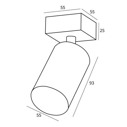 Immax NEO 07260W - LED RGB+CCT himmennettävä kohdevalaisin NEO LITE PUNTO 1xGU10/6W/230V Wi-Fi Tuya