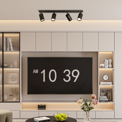 Immax NEO 07264W - himmennettävä LED RGB+CCT kohdevalaisin NEO LITE PUNTO 4xGU10/6W/230V Wi-Fi Tuya