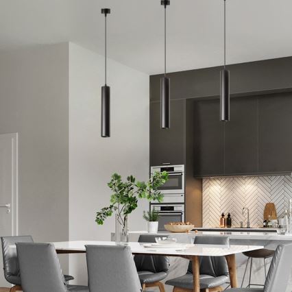 Immax NEO 07270W - LED RGB+CCT himmennettävä kattovalaisin köydellä NEO LITE PUNTO 1xGU10/6W/230V Wi-Fi Tuya