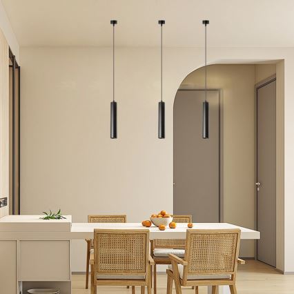 Immax NEO 07270W - LED RGB+CCT himmennettävä kattovalaisin köydellä NEO LITE PUNTO 1xGU10/6W/230V Wi-Fi Tuya