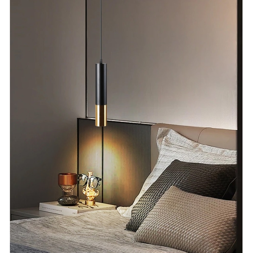 Immax NEO 07272W - LED RGB+CCT himmennettävä kattovalaisin köydellä NEO LITE PUNTO 1xGU10/6W/230V Tuya