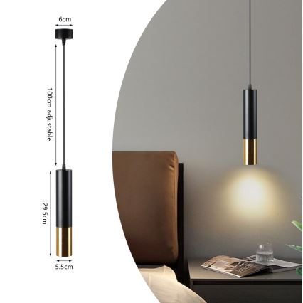 Immax NEO 07273Z - LED RGB+CCT himmennettävä kattovalaisin köydellä NEO PUNTO 1xGU10/4,8W/230V Tuya