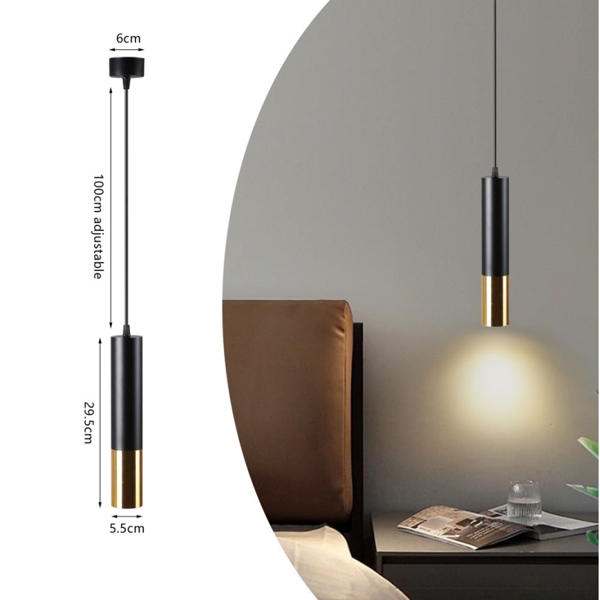 Immax NEO 07273Z - LED RGB+CCT himmennettävä kattovalaisin köydellä NEO PUNTO 1xGU10/4,8W/230V Tuya