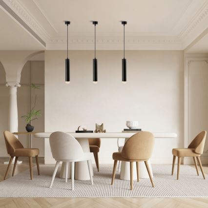 Immax NEO 07274W - LED RGB+CCT himmennettävä kattovalaisin köydellä NEO LITE PUNTO 1xGU10/6W/230V Wi-Fi Tuya