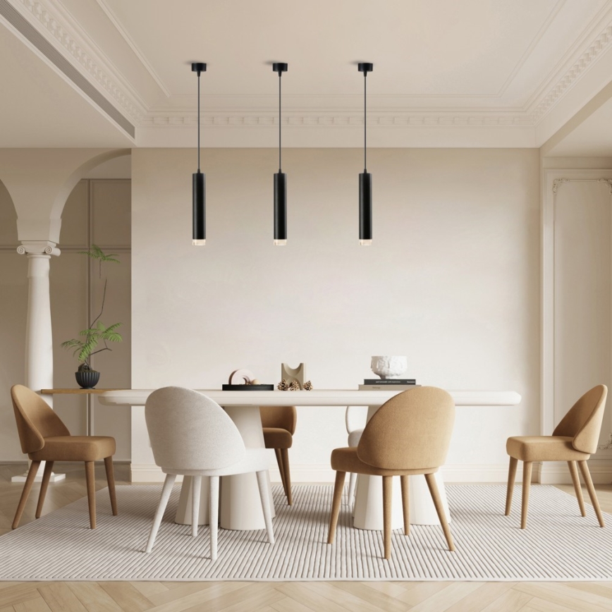 Immax NEO 07274W - LED RGB+CCT himmennettävä kattovalaisin köydellä NEO LITE PUNTO 1xGU10/6W/230V Wi-Fi Tuya