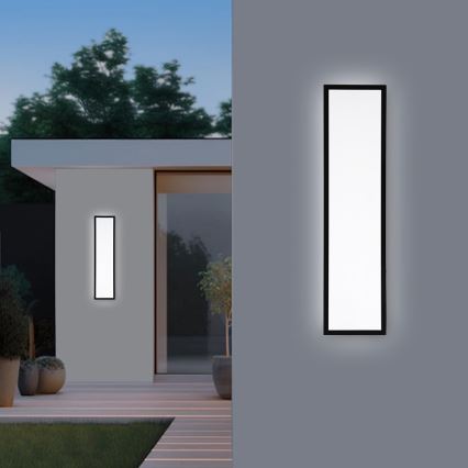 Immax NEO 07278L - Himmennettävä kylpyhuoneen LED-kattovalaisin NEO LITE FRAME LED/50W/230V IP44 Wi-Fi Tuya + kauko-ohjaus musta