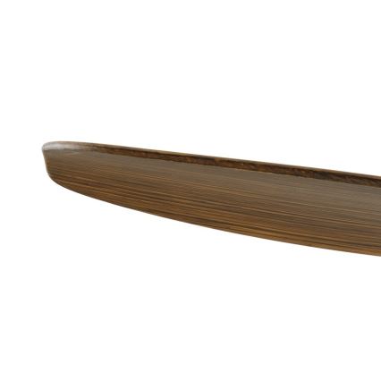 Immax NEO 07286L - LED-kattotuuletin WAVE LED/18W/230V Wi-Fi Tuya ruskea halkaisija 132 cm + kaukosäädin