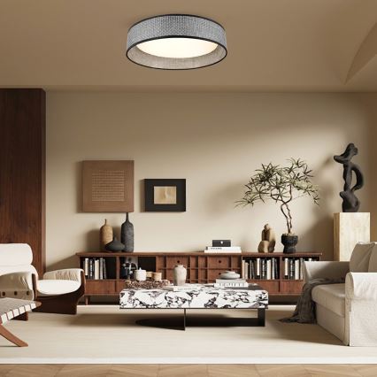 Immax NEO 07287L - LED+CCT himmennettävä kattovalaisin LONA LED/36W/230V 3000-6000K Wi-Fi Tuya Ø 45,5 cm + kaukosäädin