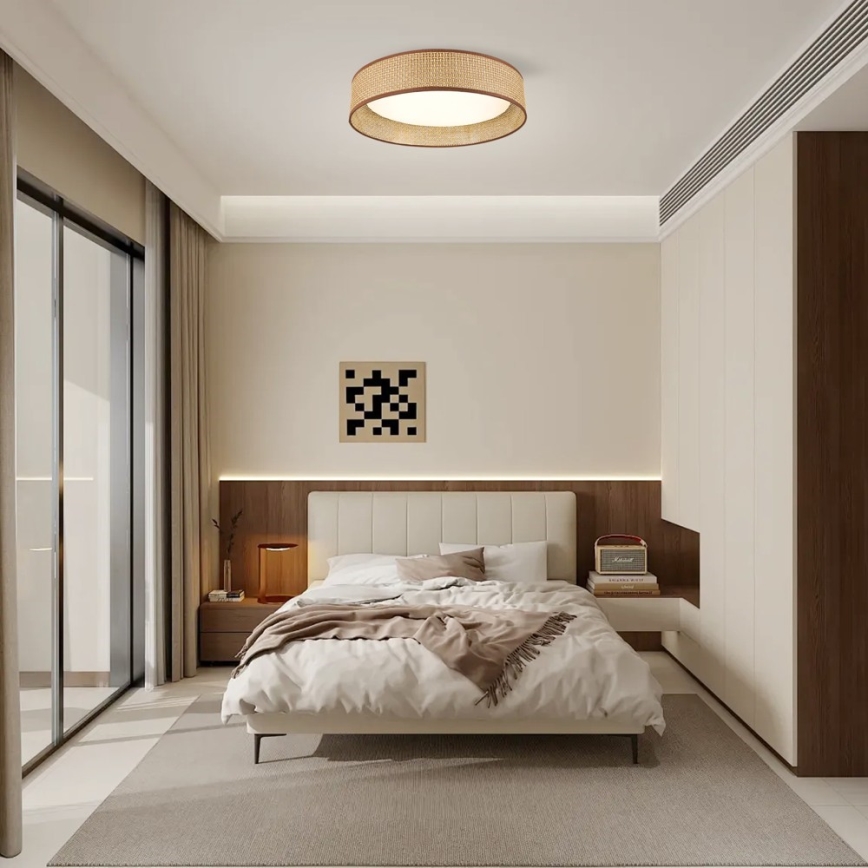 Immax NEO 07288L - LED+CCT himmennettävä kattovalaisin LONA LED/36W/230V 3000-6000K Wi-Fi Tuya Ø 45,5 cm + kaukosäädin