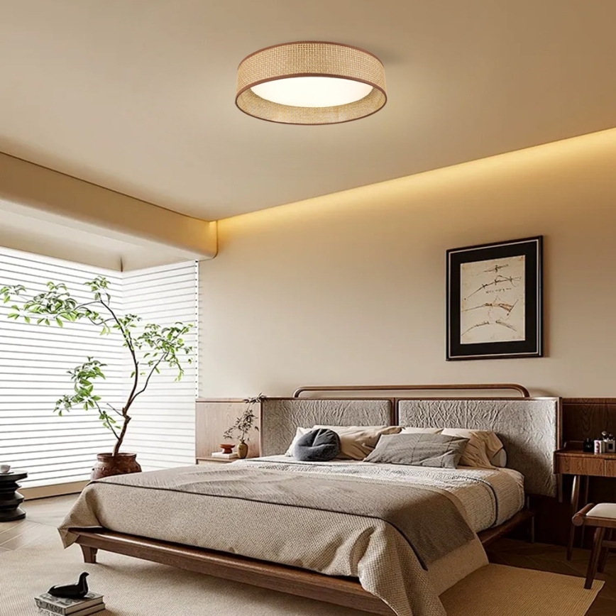 Immax NEO 07288L - LED+CCT himmennettävä kattovalaisin LONA LED/36W/230V 3000-6000K Wi-Fi Tuya Ø 45,5 cm + kaukosäädin