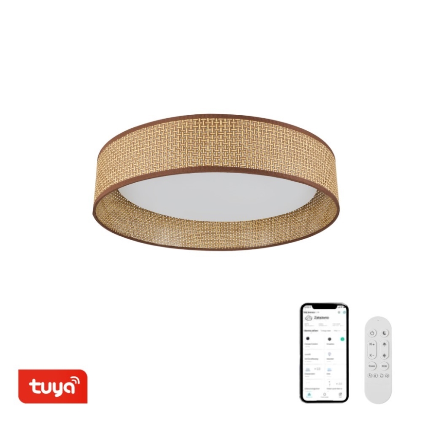 Immax NEO 07288L - LED+CCT himmennettävä kattovalaisin LONA LED/36W/230V 3000-6000K Wi-Fi Tuya Ø 45,5 cm + kaukosäädin