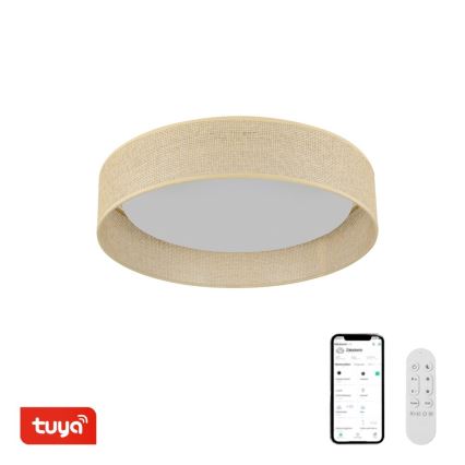 Immax NEO 07289L - LED+CCT-himmennettävä kattovalaisin LONA LED/36W/230V 3000–6000 K Wi‑Fi Tuya Ø 45,5 cm + kaukosäädin