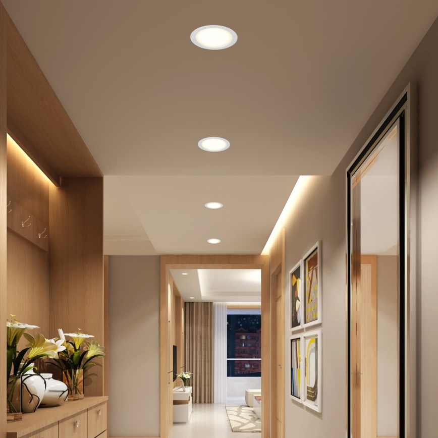 Immax NEO 07294L - LED himmennettävä upotettava alasvalo DOWN LED/36W/230V Wi-Fi, Tuya  Tuya  halkaisija 23 cm, valkoinen