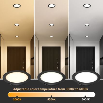 Immax NEO 07294L - LED himmennettävä upotettava alasvalo DOWN LED/36W/230V Wi-Fi, Tuya  Tuya  halkaisija 23 cm, valkoinen