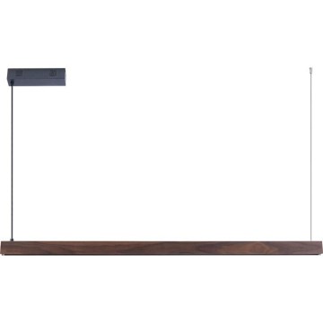 Immax NEO 07300L - LED himmennettävä riippuvalaisin vaijerilla MADEIRA LED/26W/230V Wi-Fi Tuya 122 cm pähkinänsävyinen + kaukosäädin