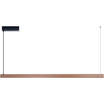 Immax NEO 07304L - LED-himmennettävä riippuvalaisin vaijerilla MADEIRA LED/33W/230V Wi-Fi Tuya 152 cm tammi + kaukosäädin