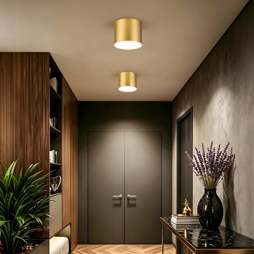 Immax NEO 07318L - LED-himmennettävä kattovalaisin RONDATE LED/32W/230V Ø 16,5 cm Wi‑Fi Tuya kulta