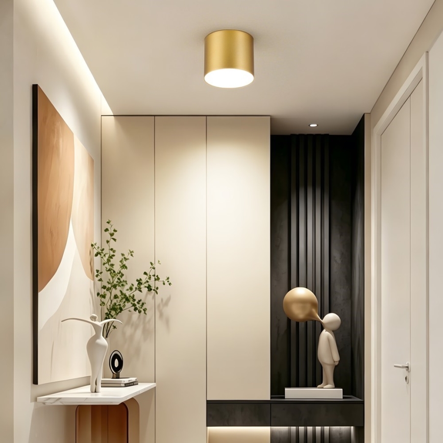 Immax NEO 07318L - LED-himmennettävä kattovalaisin RONDATE LED/32W/230V Ø 16,5 cm Wi‑Fi Tuya kulta