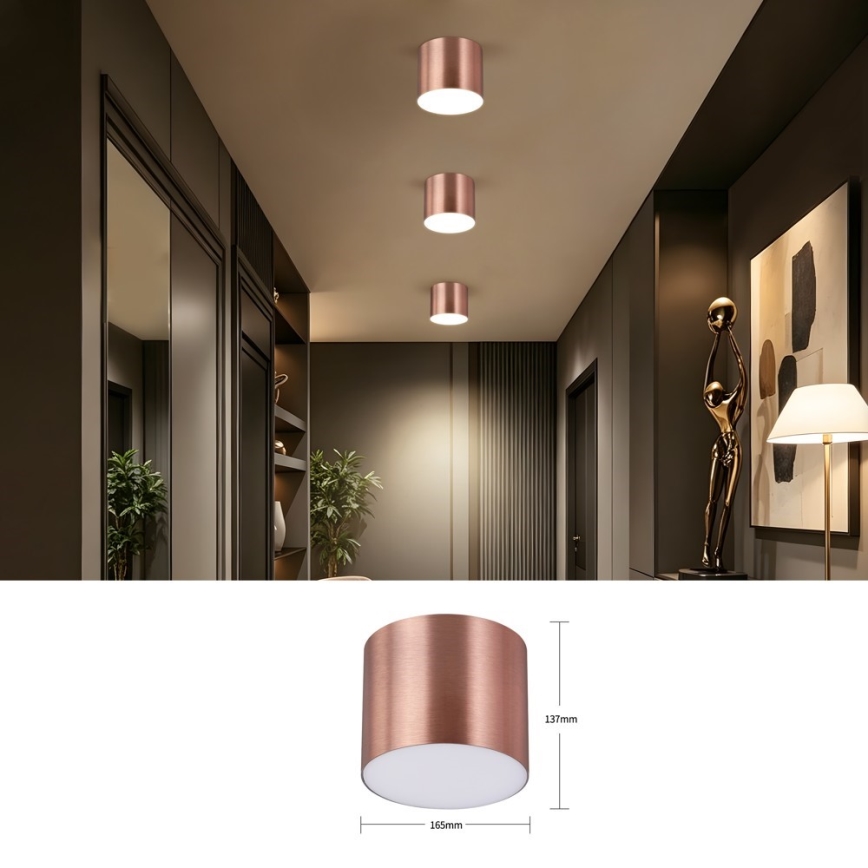 Immax NEO 07320L - himmennettävä LED-kattovalaisin RONDATE LED/32W/230V halkaisija 16,5 cm Wi‑Fi Tuya ruusukulta