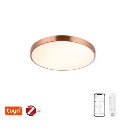 Immax NEO 07322L - himmennettävä LED-kattovalaisin NEO LITE SEMPLICI LED/60W/230V halkaisija 60 cm kuparinvärinen + kaukosäädin