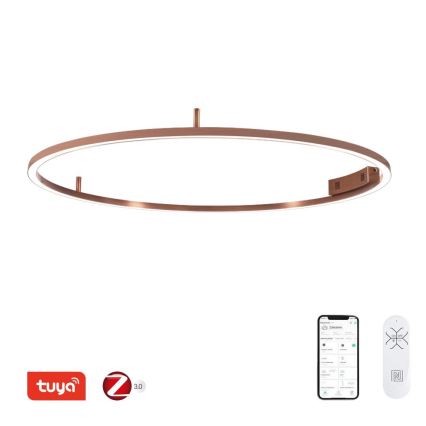Immax NEO 07325-120C - FINO himmennettävä LED/72W/230V 120 cm kattovalaisin Tuya ruusukulta + kaukosäädin