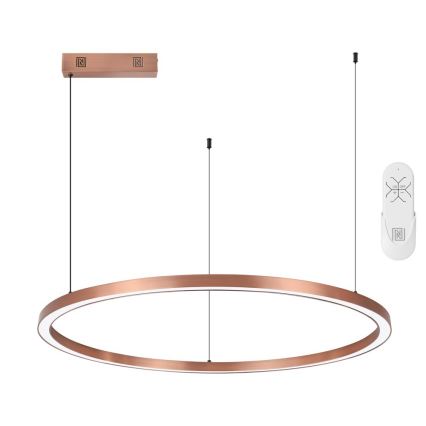 Immax NEO 07327L - himmennettävä LED-riippuvalaisin vaijerilla FINO LED/55W/230V 80 cm ruusukulta Tuya + kaukosäädin