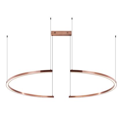 Immax NEO 07328L - LED-himmennettävä riippuvalaisin vaijerilla FINO LED/72W/230V 120 cm ruusukulta Tuya + kauko-ohjain