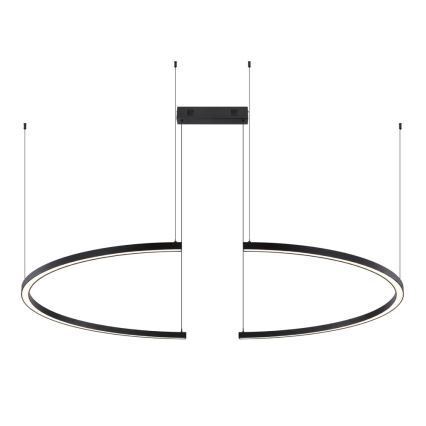 Immax NEO 07329L - LED himmennettävä riippuvalaisin vaijerilla FINO LED/72W/230V 120 cm musta Tuya + kaukosäädin