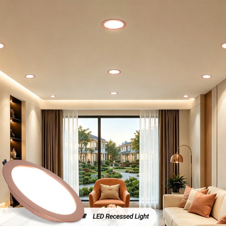 Immax NEO 07331L - Himennettävä LED-upotettava alasvalo DOWN LED/36W/230V Wi-Fi Tuya halkaisija 23 cm ruusukulta