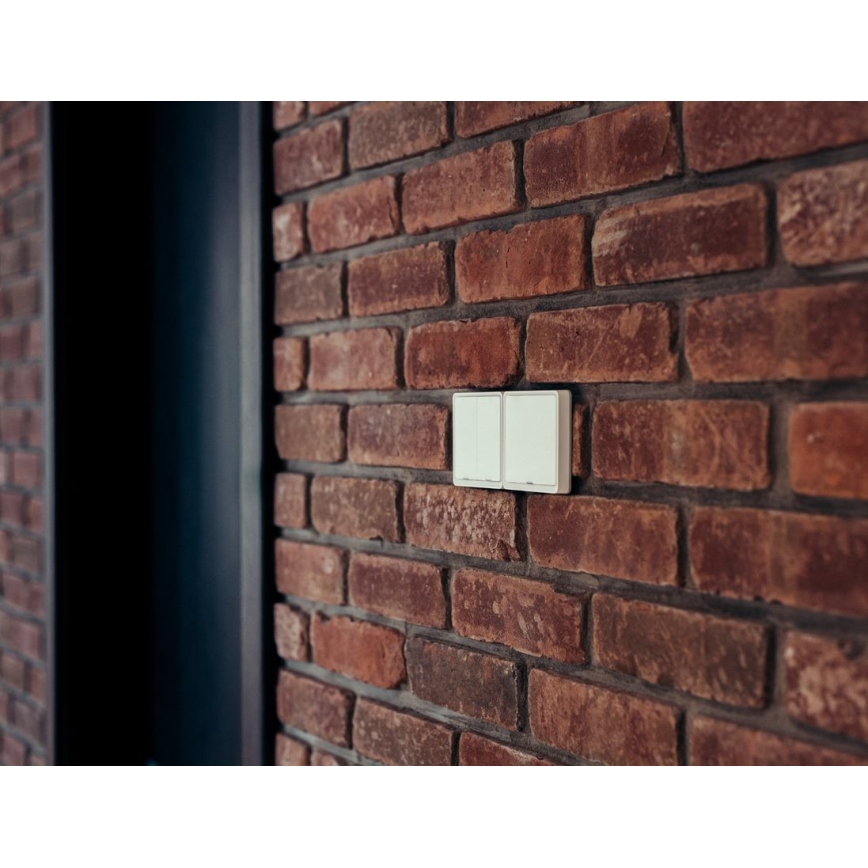 Immax NEO 07507L - Kytkin 2-painikkeinen SMART 1xCR2430 Zigbee 3.0 Tuya