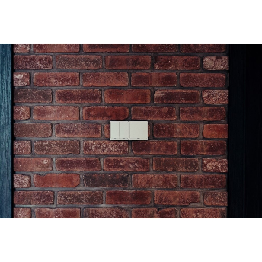 Immax NEO 07507L - Kytkin 2-painikkeinen SMART 1xCR2430 Zigbee 3.0 Tuya